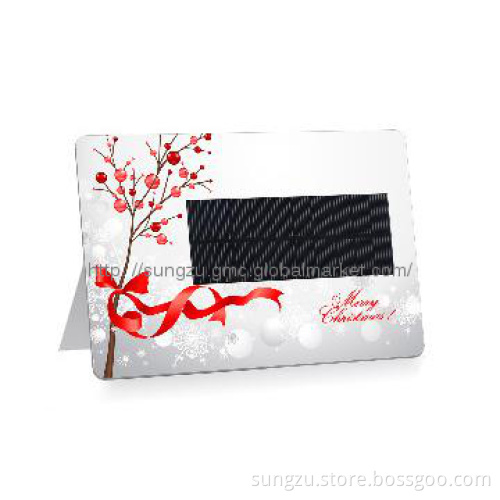 SZ8301 Unique card design solar ad charger/ sun power bank for iphone